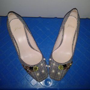 J Crew Block-Heel Pump